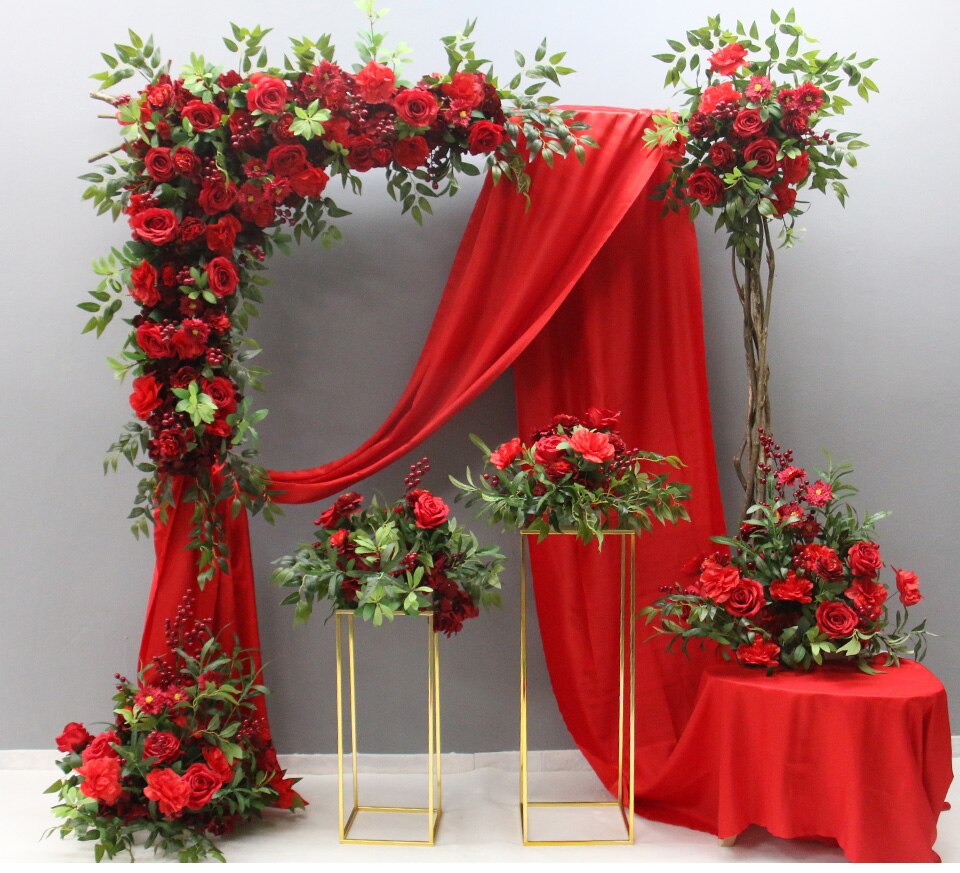 simple flower decoration for wedding reception9