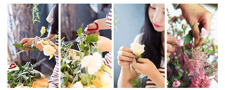 calla flower arrangements on blue vase paintings4