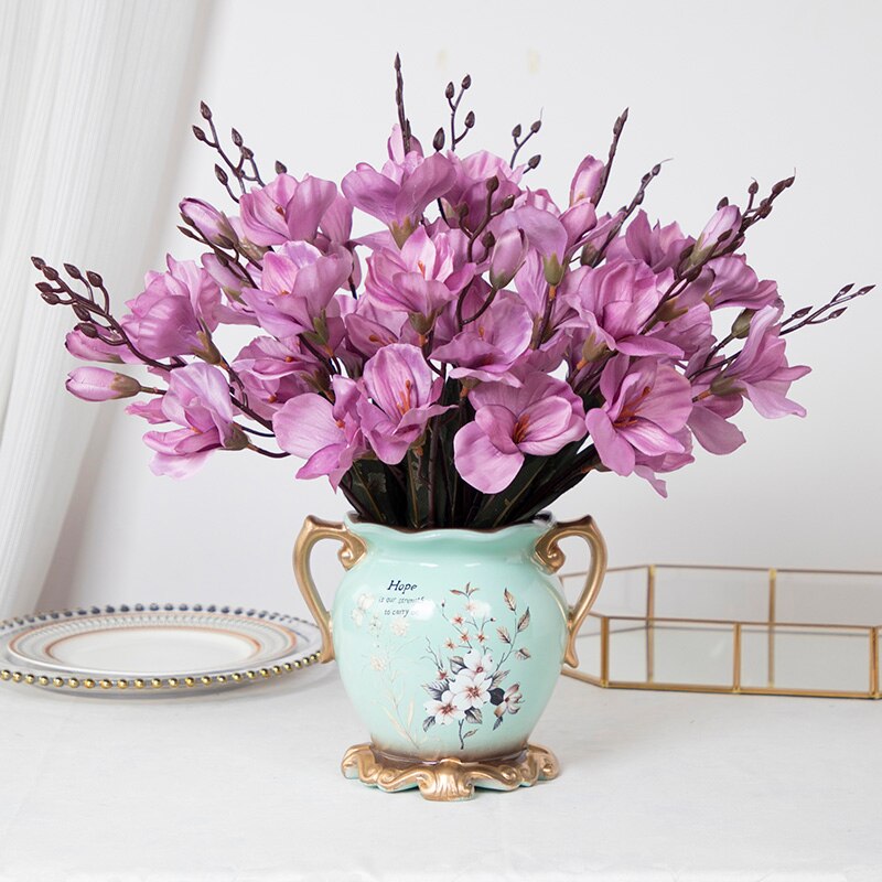 flowers on a kitchen table9