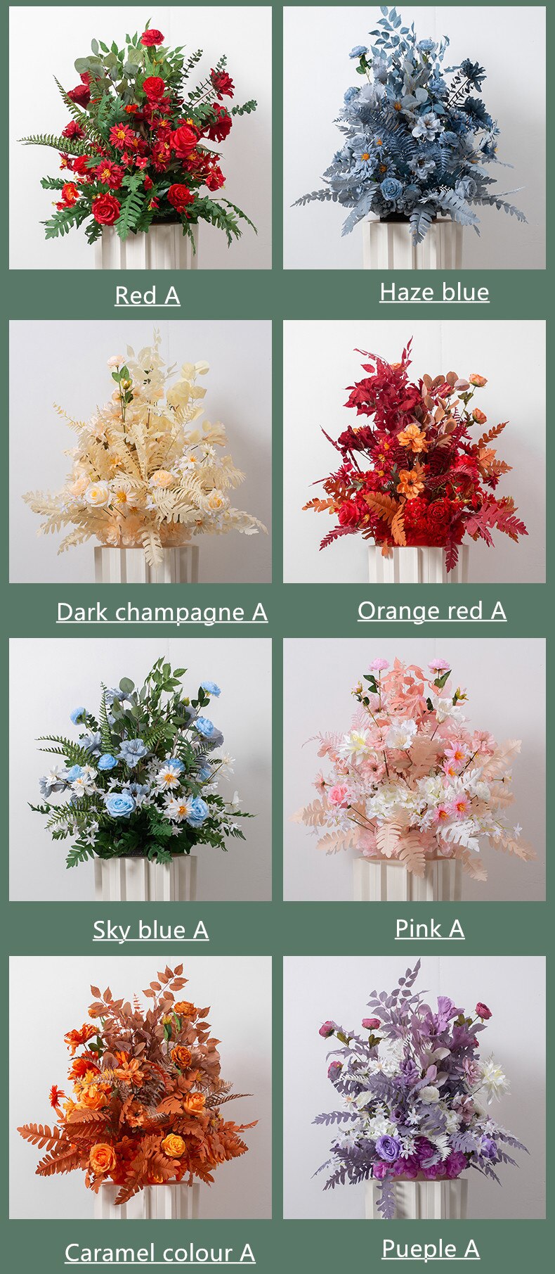 flower arrangements using eiffel tower vases2