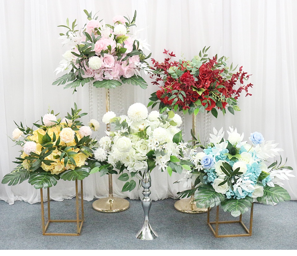 aqua artificial flower arrangements10