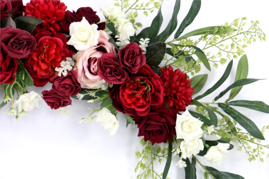 white rose wedding table flowers8