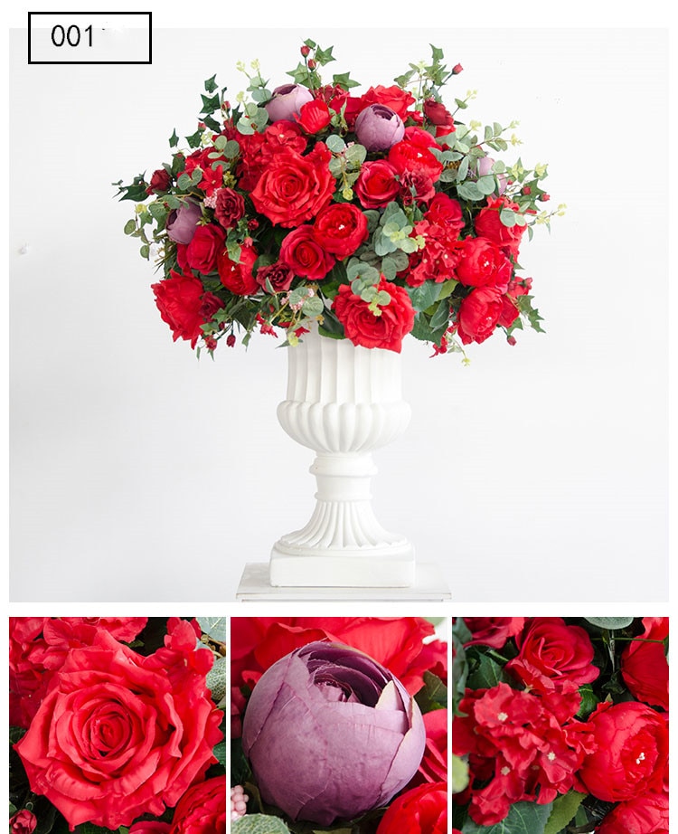 flower arrangements in round glass vases7