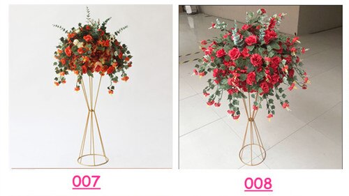 red circular flower arrangement2