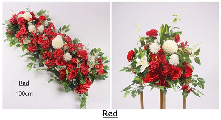 michaels artificial garland small red flower3