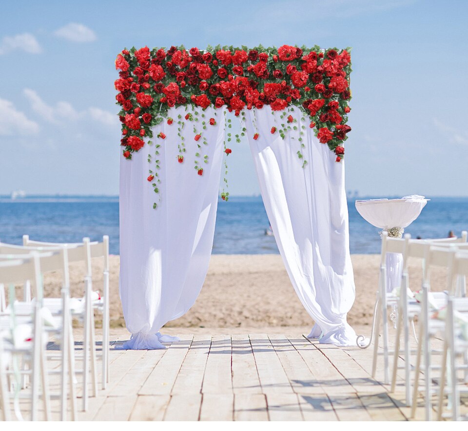 white flower arrangements in mason jars10