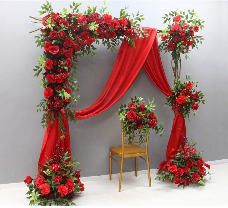 simple flower decoration for wedding reception8