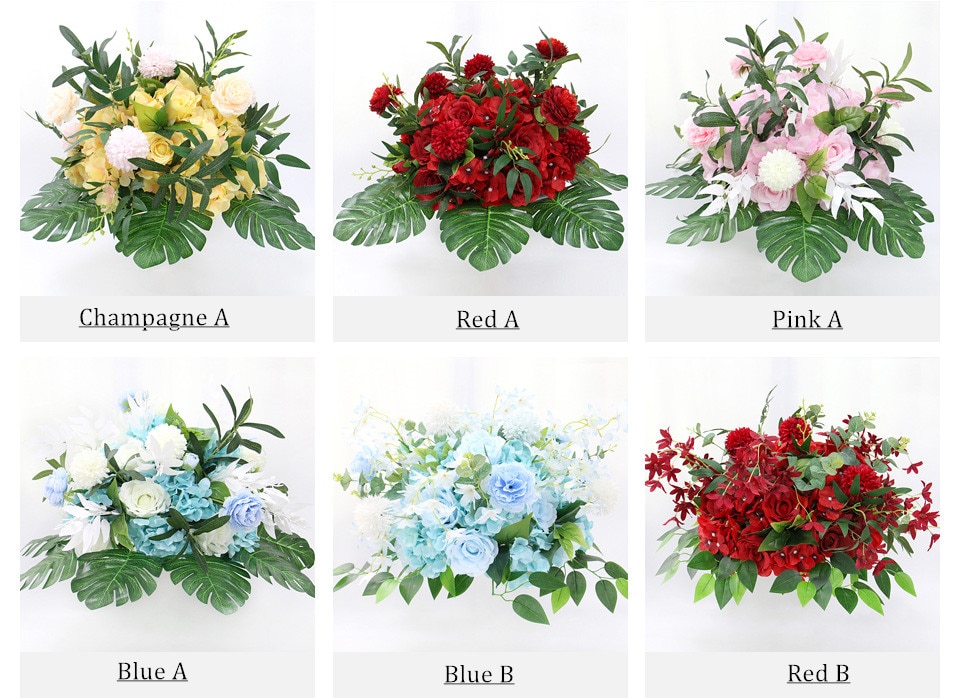 aqua artificial flower arrangements2