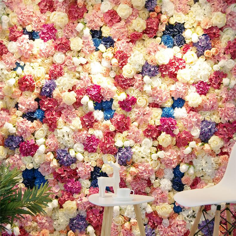 diy flower wall with foam board9