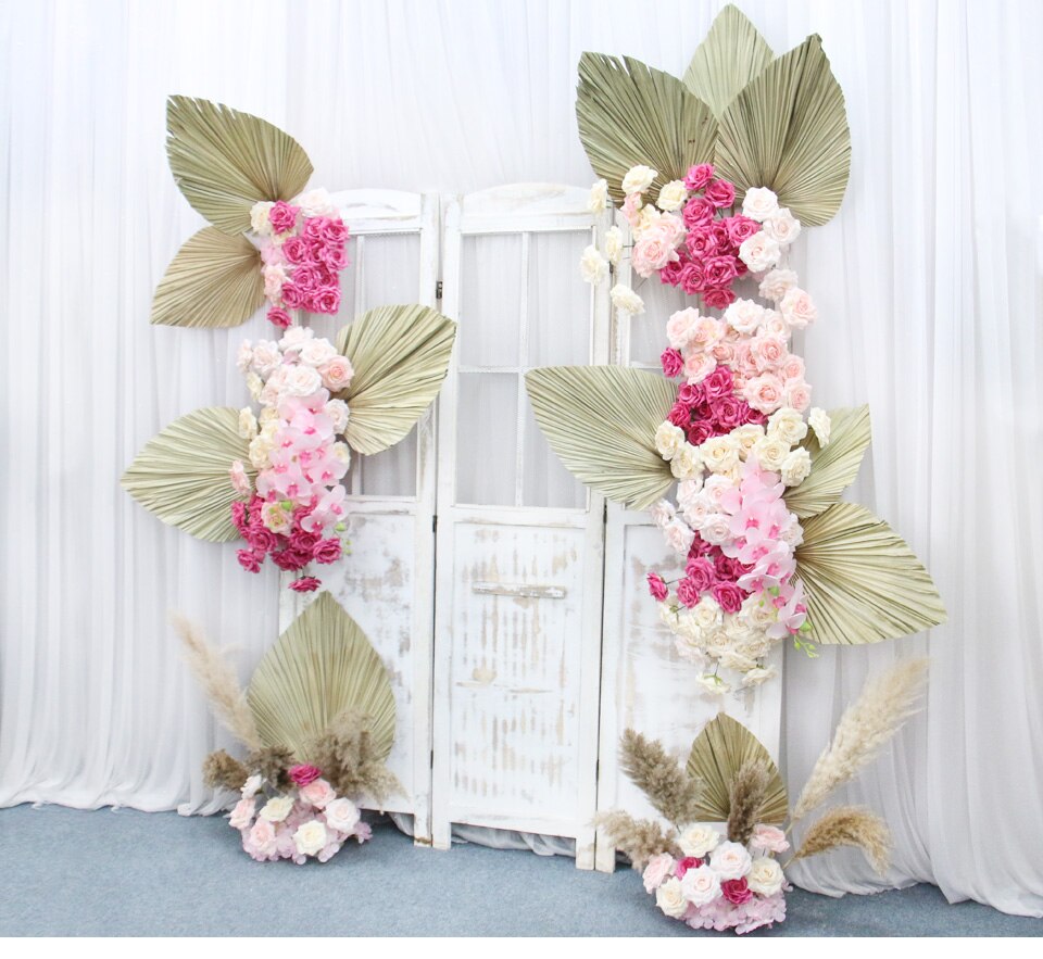 decorated brass wedding arch9