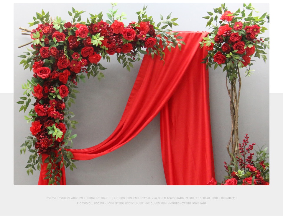 rustic top table wedding flowers3