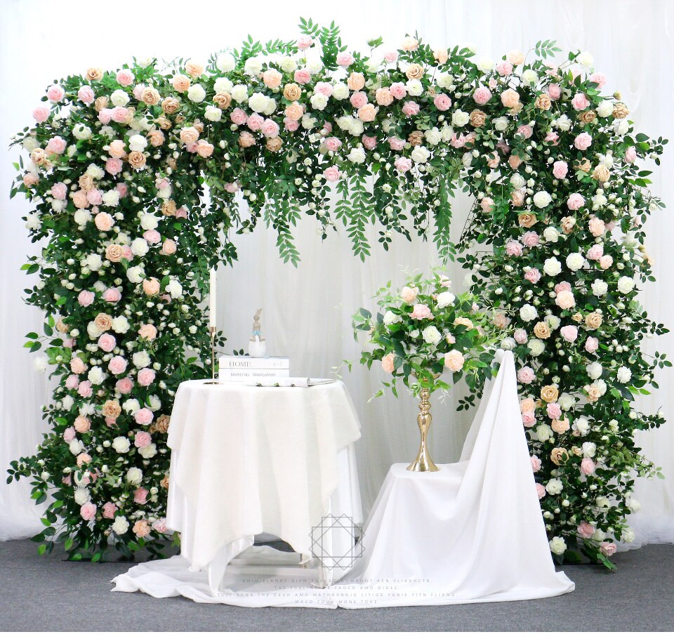 blush colored flower arrangements4