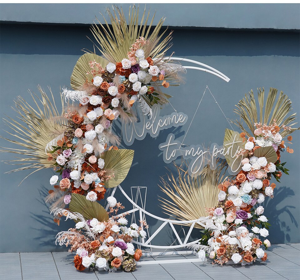 diy triangle wedding arch9