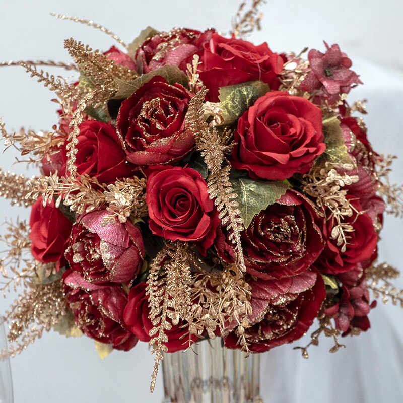 sweetheart table flowers blue hydrangeas10