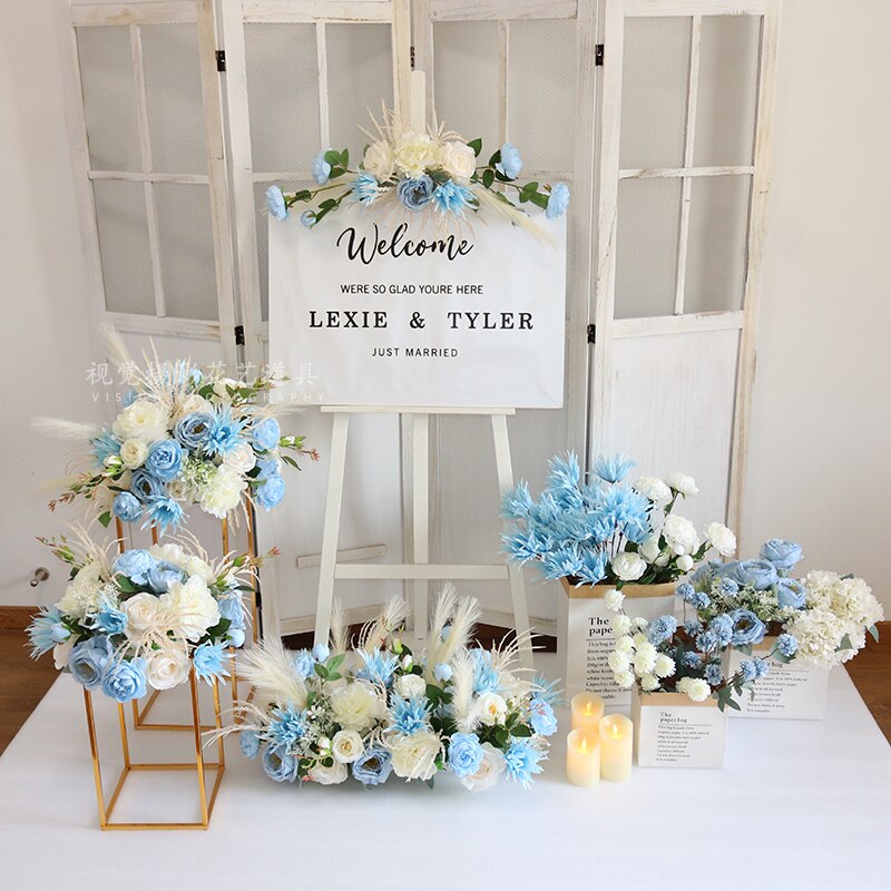 flower arrangement in unusual container