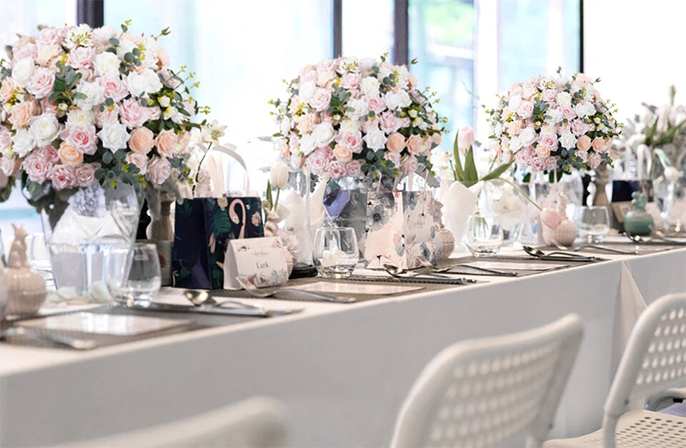 luxury beaded table runner