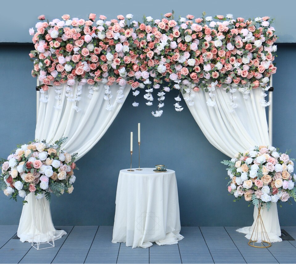 blue bohemian table runner