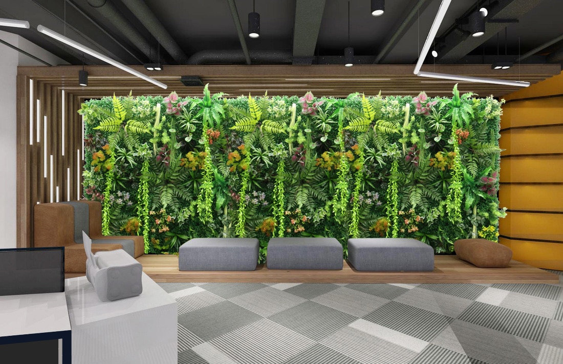 artificial plants for lobby spiral