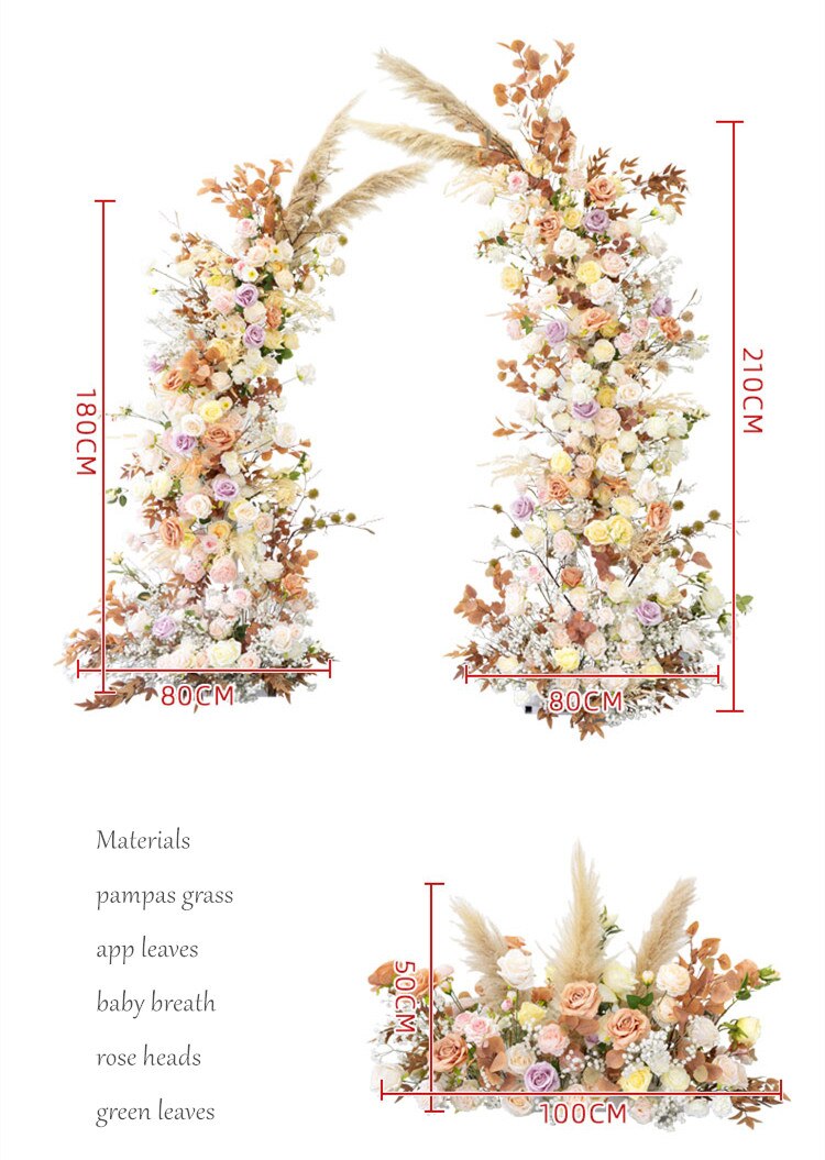 artificial coral flower arrangements1