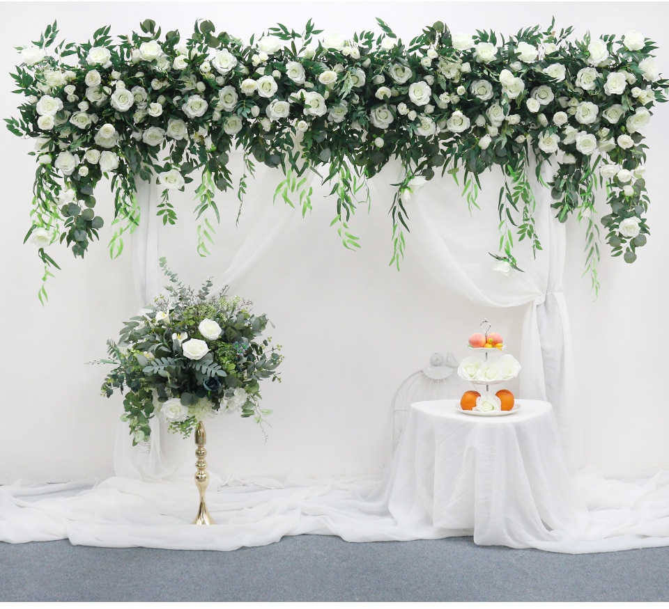 use photography backdrop cross bar with wedding drapes4