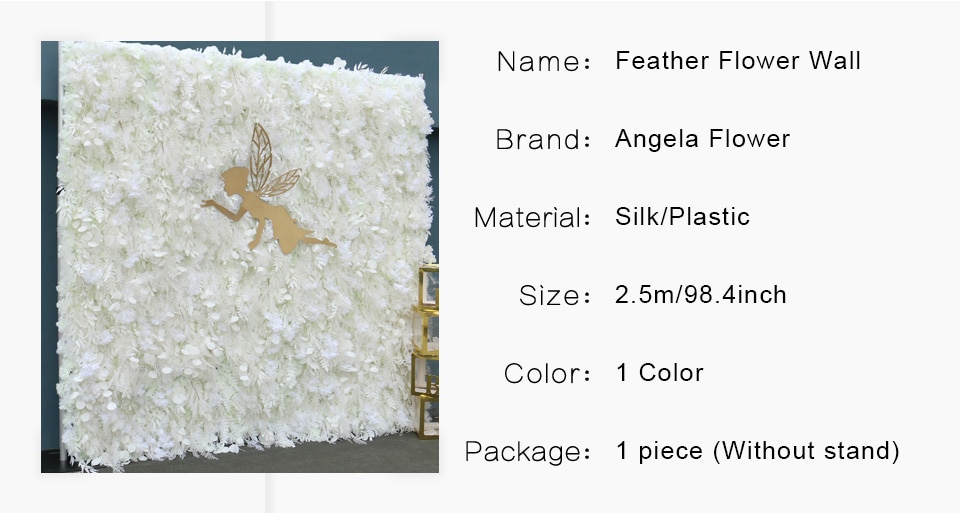 floating baby's breath wedding backdrop1