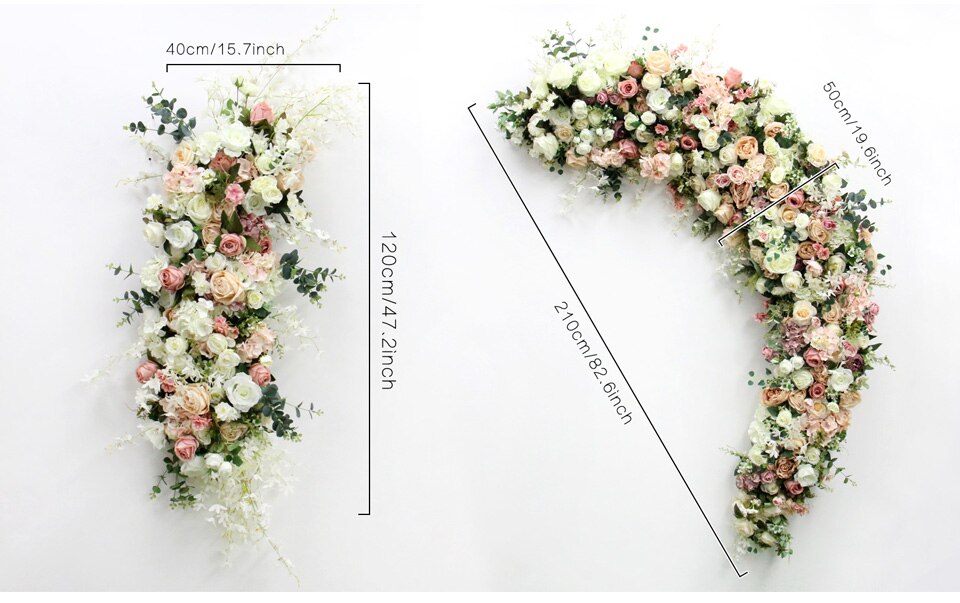 hexagon wedding arch floewrs1