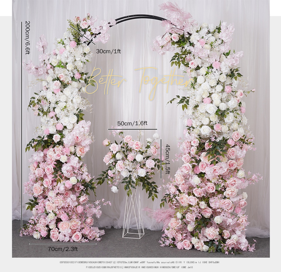 lily flower garland for wedding1