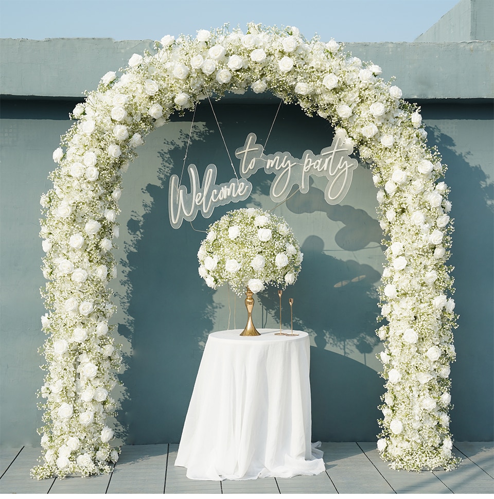 wedding reception cream and burgundy reception backdrop7