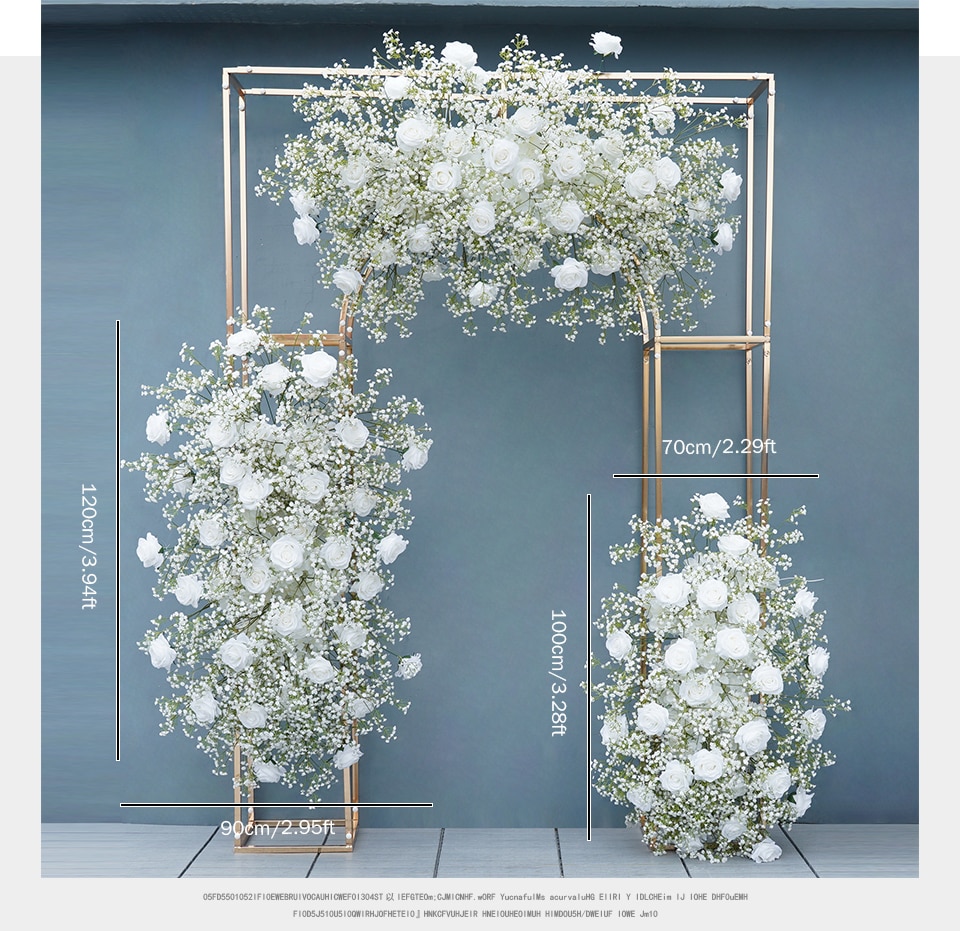 Trimming and conditioning the flowers