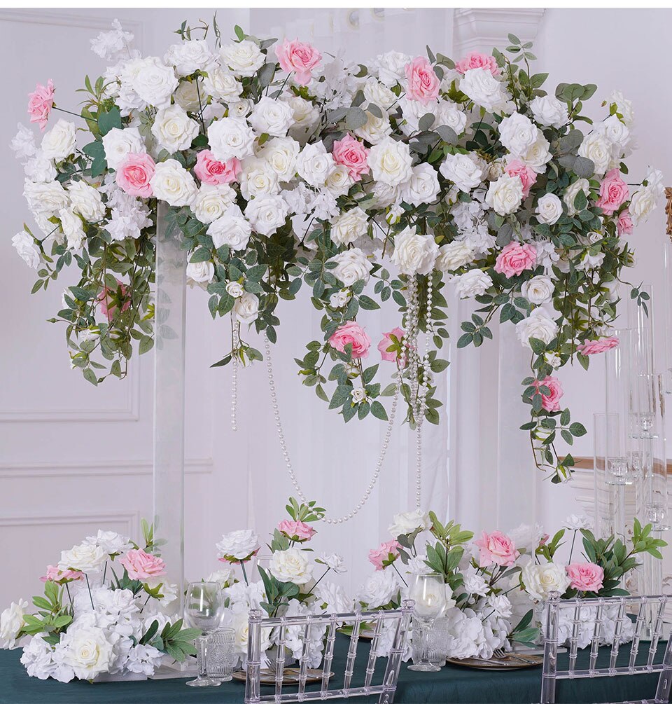 faux flowers for wedding arch9