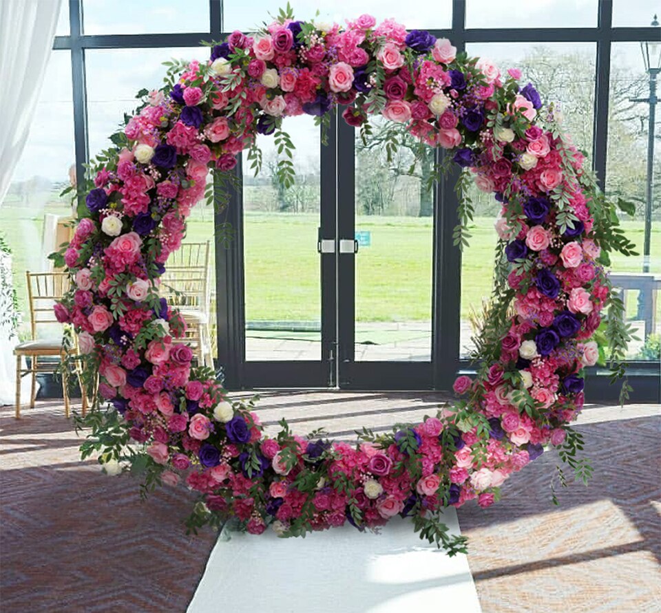 wedding flower ceiling decorations