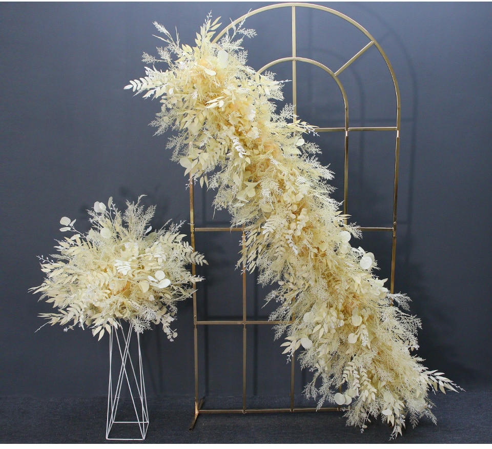 white and silver artificial flower arrangements7