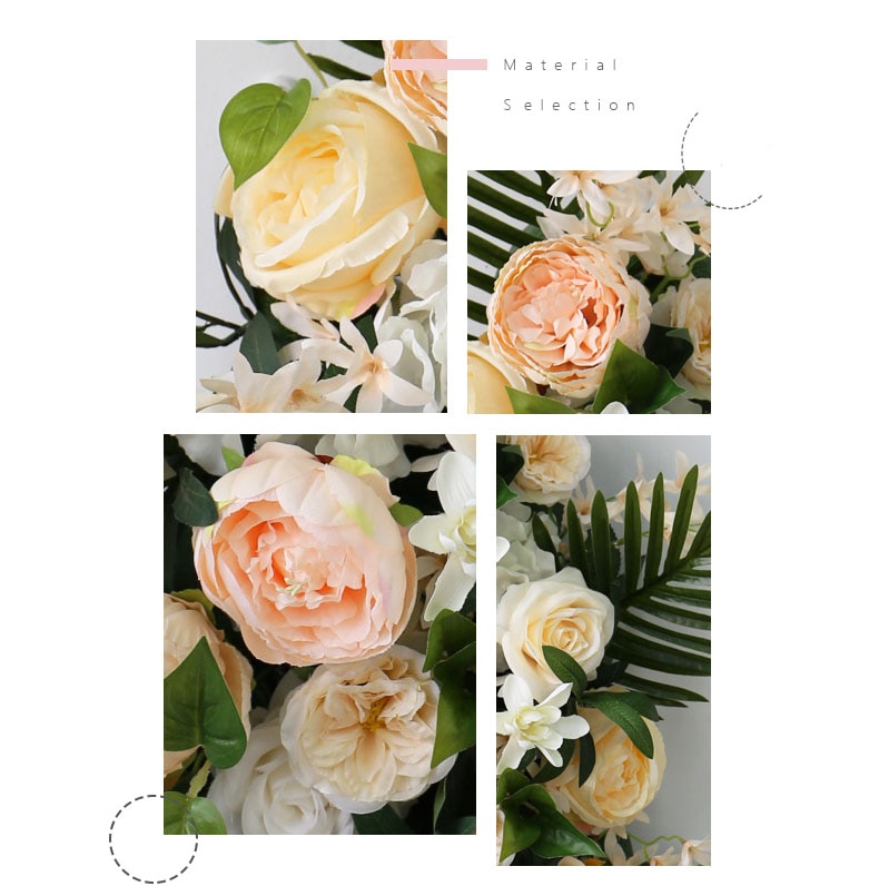 orange and gray wedding decorations3