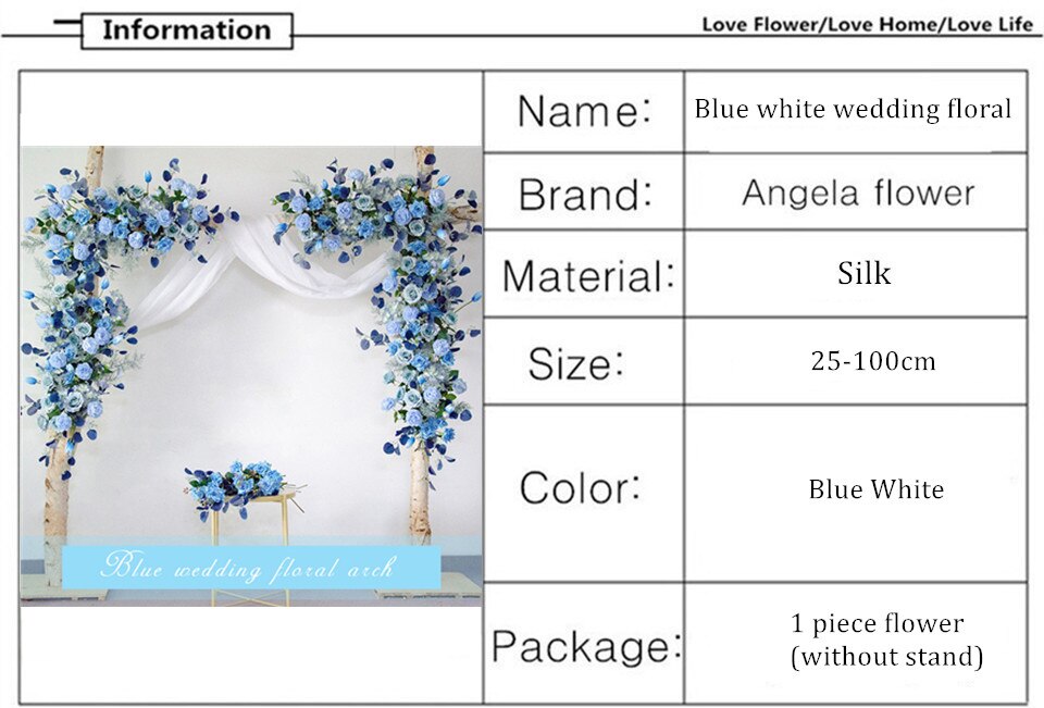 blue rose flower curtains1