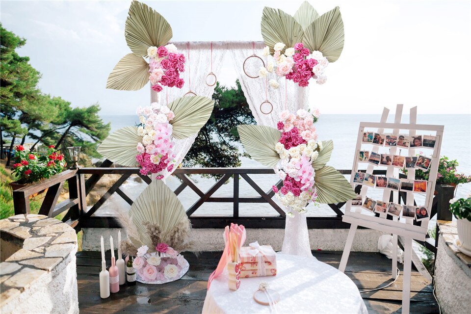 flower arrangements mason jar wedding7