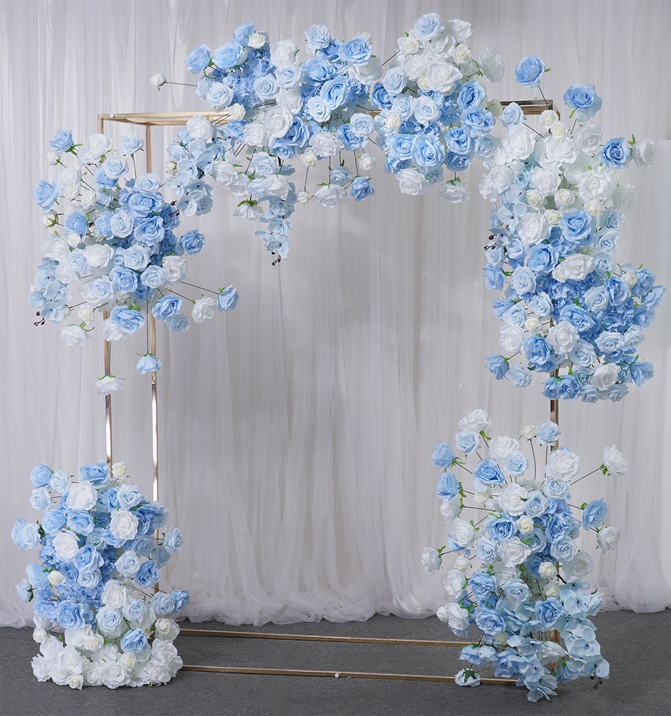 silk flower wedding cake decorations3