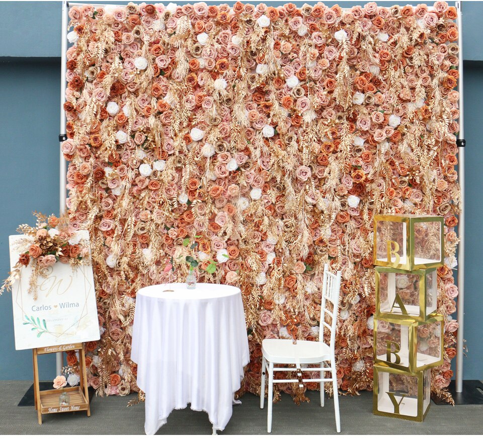 red and white wedding decorations7