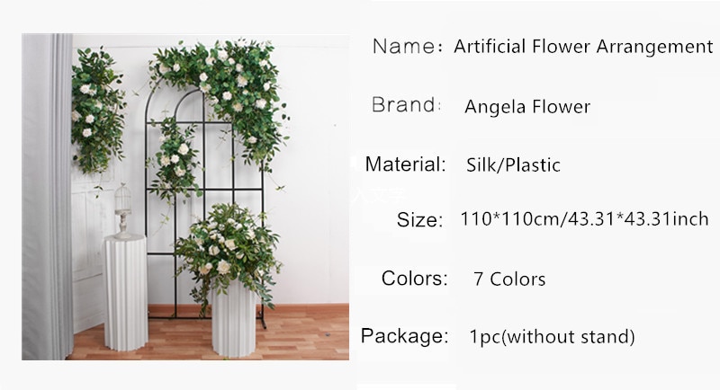 flower arrangement fake wall decor1