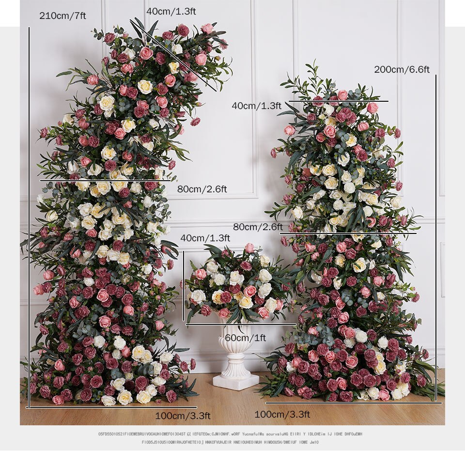 faux topiary flower arrangements1