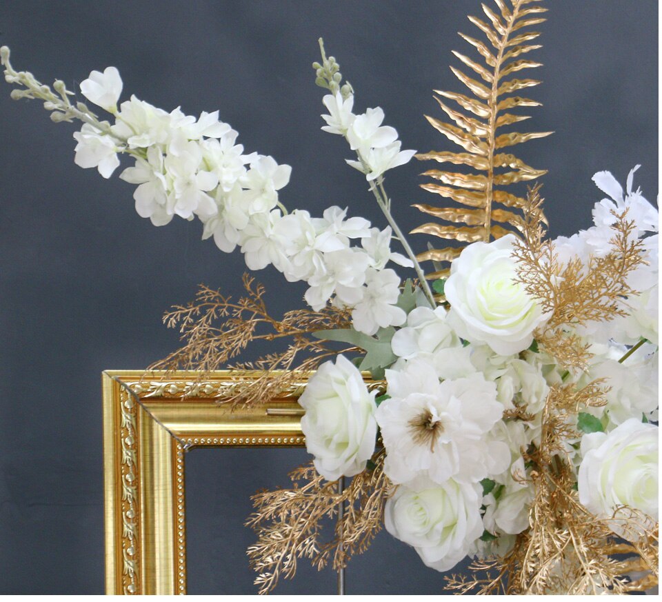 white and blue table runner10