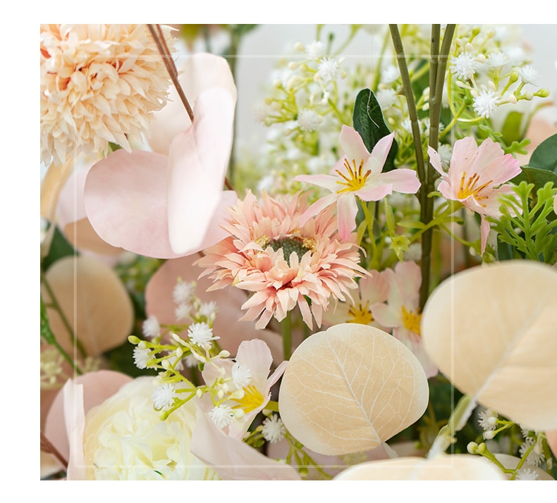 artificial silk flower backdrop4