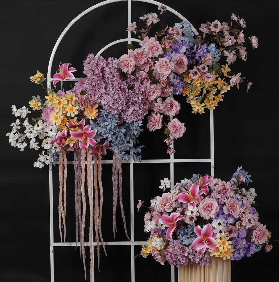 artifical flower arrangement for outside decorating2