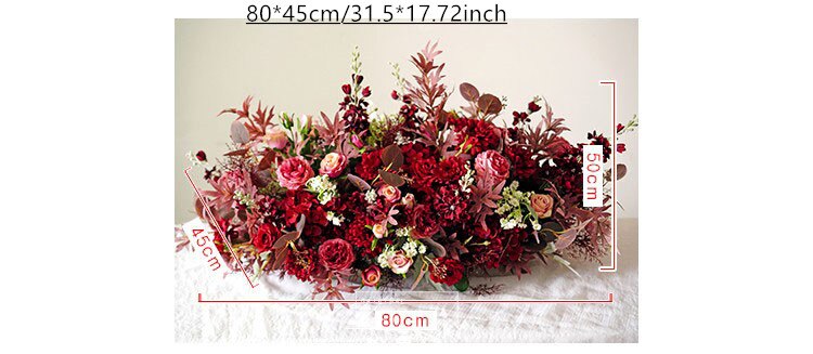 black artificial flower wall backdrop4