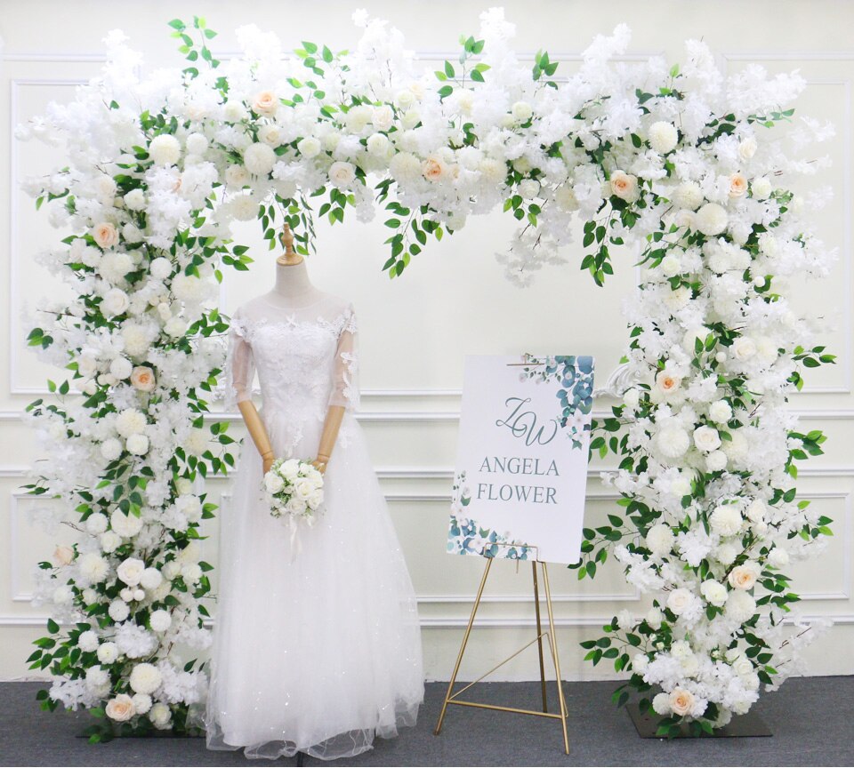 hydrangea wedding arch10