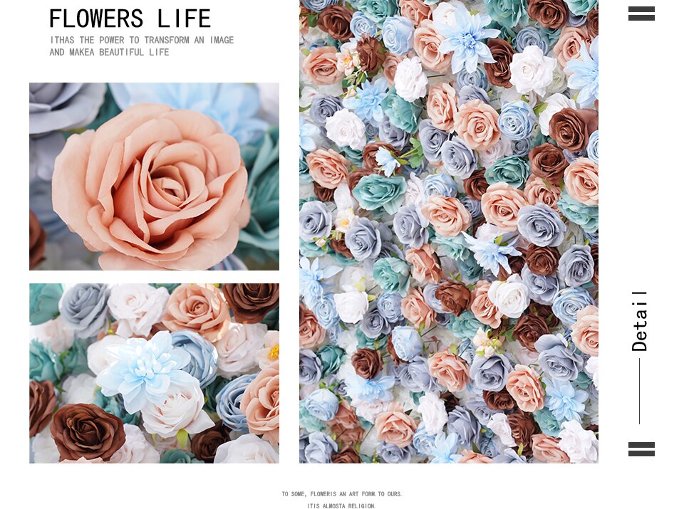 cheap flower wall2