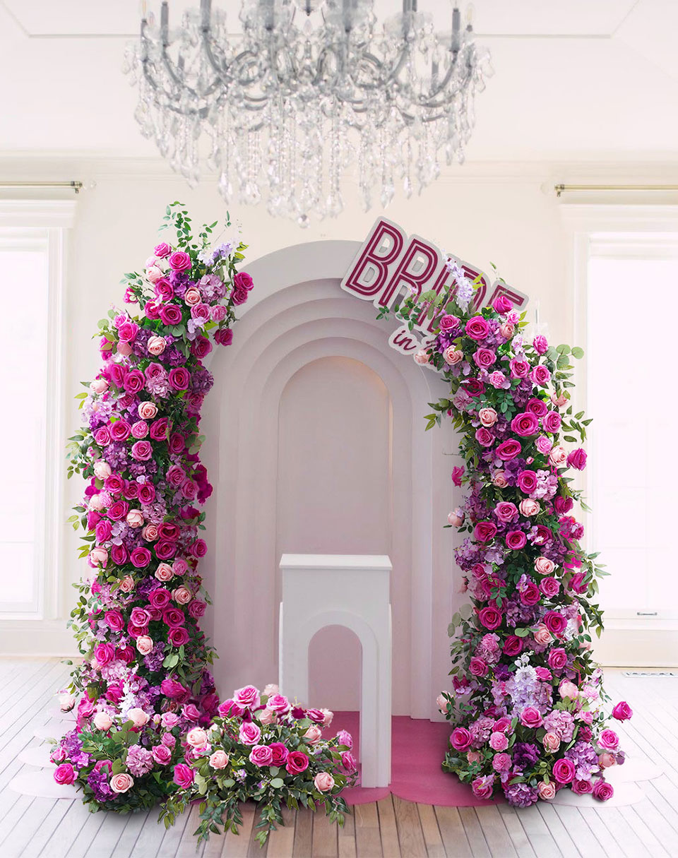 colorful artificial flower arrangements