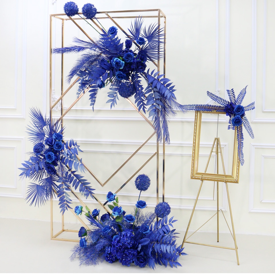 tall glass table flower decor