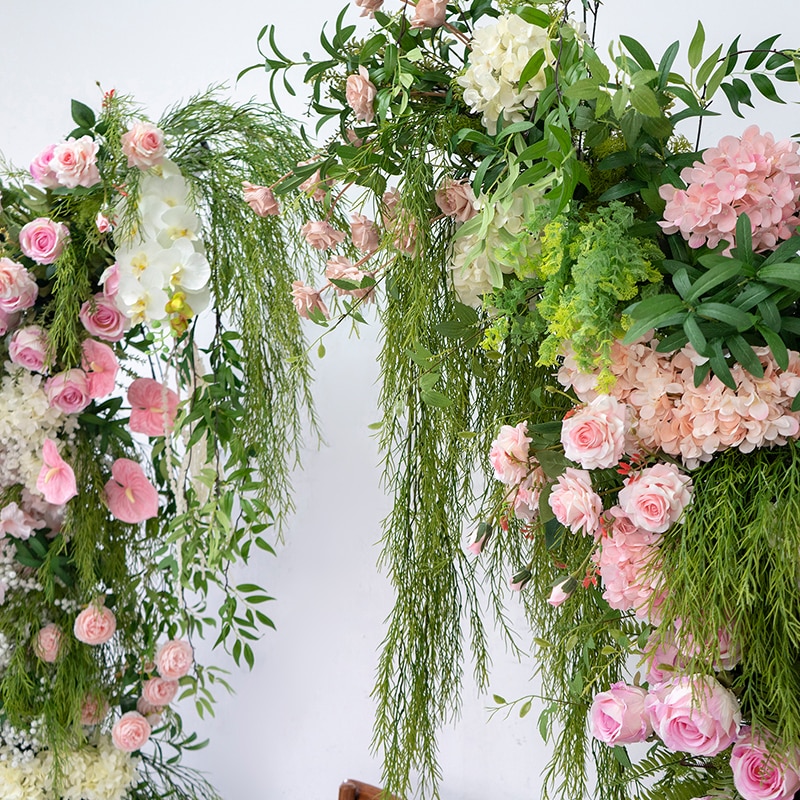 fresh flower arrangement in tall container3