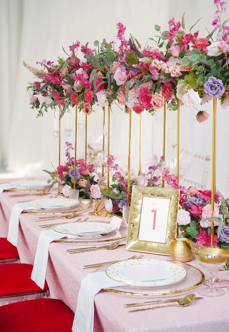 thanksgiving table flower arrangement