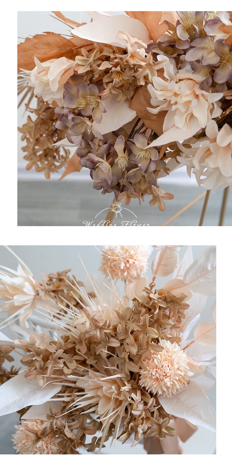 maroon and grey wedding decorations10